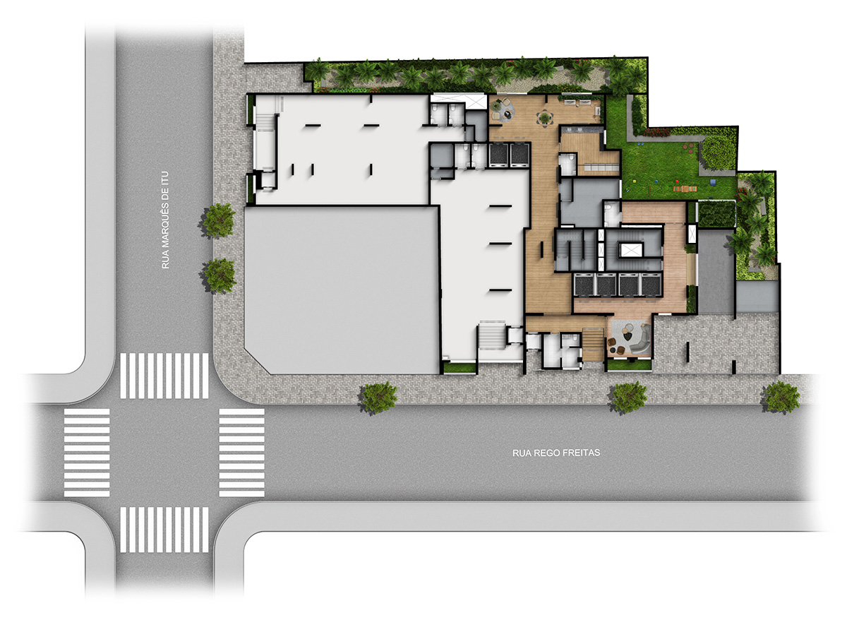 Galleria SP - Implantação