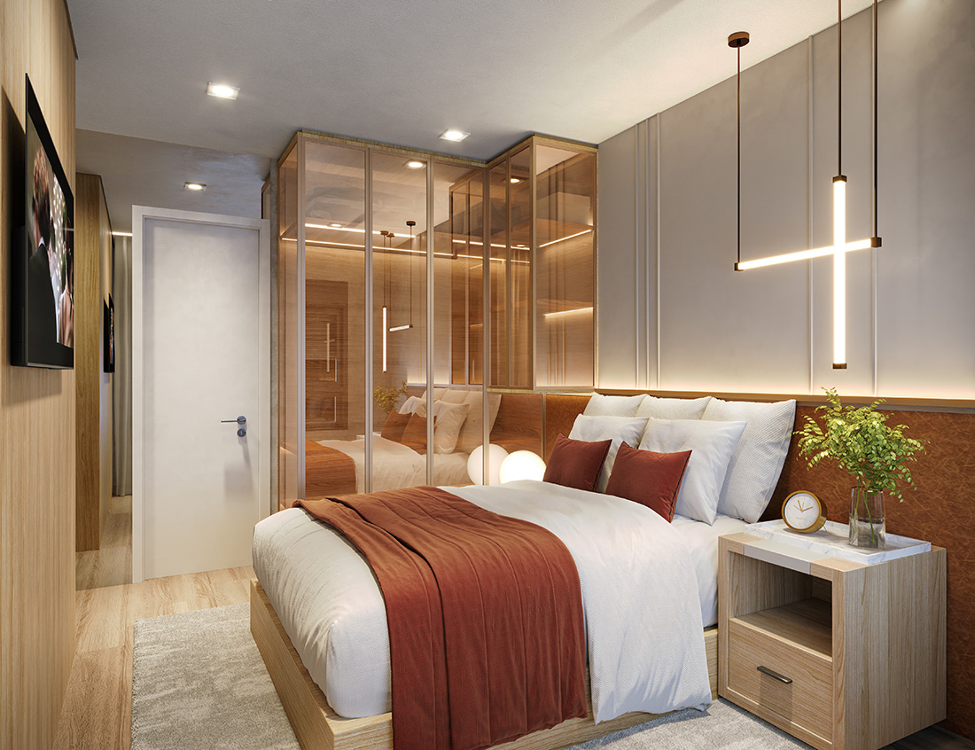 Galleria SP - Perspectiva Apto. 2 Dorms.